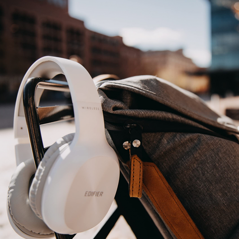 Ασύρματα ακουστικά Edifier W800BT Plus WH, 40 mm, 55 ώρες, Δυναμικά ηχεία, BT V5.1, USB-C, Qualcomm aptX, Multipoint, Λειτουργίες EQ, Λευκό
