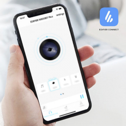 Ασύρματα ακουστικά Edifier W800BT Plus WH, 40 mm, 55 ώρες, Δυναμικά ηχεία, BT V5.1, USB-C, Qualcomm aptX, Multipoint, Λειτουργίες EQ, Λευκό