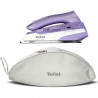 Σίδερο Tefal DB1612E0, 1000W, 70 ml, Dry&Steam, Κάθετος ατμός, Microsteam 200, Λευκό/μοβ