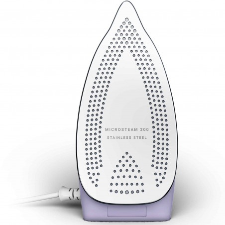 Σίδερο Tefal DB1612E0, 1000W, 70 ml, Dry&Steam, Κάθετος ατμός, Microsteam 200, Λευκό/μοβ