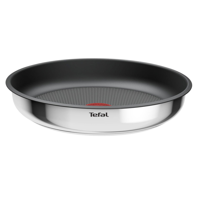 Σετ τηγάνια και κατσαρόλες Tefal L881S504, 5 τεμάχια, Ανοξείδωτο ατσάλι, Αντικολλητική επίστρωση τιτανίου, Φούρνος έως 250°C, Αφαιρούμενη λαβή, Επαγωγική εστία, Ανοξείδωτο