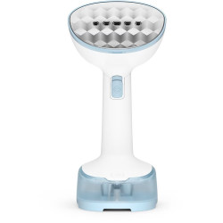 Συσκευή για κάθετο σιδέρωμα με ατμό Tefal DT3041E1, 1300W, 0,12 l, 20 g/min, κεραμική πλάκα, πτυσσόμενη, λευκή/μπλε