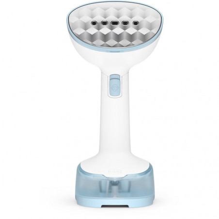 Συσκευή για κάθετο σιδέρωμα με ατμό Tefal DT3041E1, 1300W, 0,12 l, 20 g/min, κεραμική πλάκα, πτυσσόμενη, λευκή/μπλε