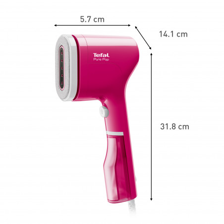 Σίδερο ατμού Tefal DT2023F0, 1300W, 70 ml, 20 g/min, Ένδειξη ετοιμότητας, Αυτόματη απενεργοποίηση, Ροζ