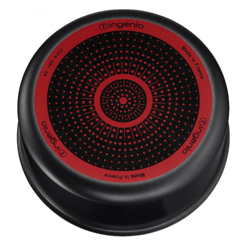 Σετ τηγάνια Tefal Ingenio Easy Cook & Clean L1539053, 10 τεμάχια, Αφαιρούμενες λαβές, Αντικολλητική επίστρωση, Thermo Signal, Μαύρο