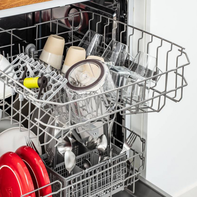 Χειροκίνητος τεμαχιστής Tefal K1320404, 0,9 l, Μηχανισμός αυτόματης συλλογής του καλωδίου, 2 ατσάλινες λεπίδες, Κλείδωμα καπακιού, Μαύρο/πράσινο