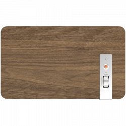 Ηχείο Klipsch The Three Plus Walnut, 120W, 2.1, 45Hz, USB+USB-C, Type-A, RCA, Bluetooth, εφαρμογή για κινητά, Ξύλο καρυδιάς/γκρι