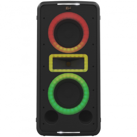 Φορητό ηχοσύστημα Klipsch New York Black, 12 ώρες, Bluetooth 5.2, 5000 mAh, AUX, USB, Party Link, μικρόφωνο, Μαύρο