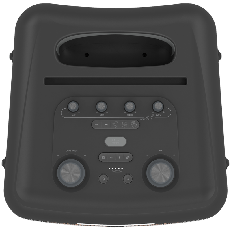 Φορητό ηχοσύστημα Klipsch New York Black, 12 ώρες, Bluetooth 5.2, 5000 mAh, AUX, USB, Party Link, μικρόφωνο, Μαύρο