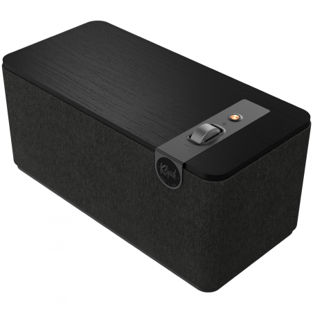 Ηχείο γραφείου Klipsch The One Plus 2,1 MB, 60W, Bluetooth 5.3, USB-C, Διπλή ενίσχυση, Ξύλινο σώμα, Εφαρμογή για κινητά, Ματ μαύρο