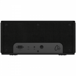 Ηχείο γραφείου Klipsch The One Plus 2,1 MB, 60W, Bluetooth 5.3, USB-C, Διπλή ενίσχυση, Ξύλινο σώμα, Εφαρμογή για κινητά, Ματ μαύρο
