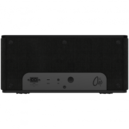 Ηχείο γραφείου Klipsch The One Plus 2,1 MB, 60W, Bluetooth 5.3, USB-C, Διπλή ενίσχυση, Ξύλινο σώμα, Εφαρμογή για κινητά, Ματ μαύρο