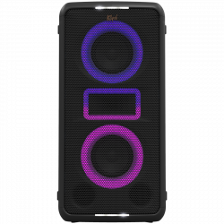 Φορητό ηχοσύστημα Klipsch Miami Black, 18 ώρες, 5000 mAh, Bluetooth 5.2, AUX, USB, Daisy Chain, Ultra Bass, Party Link, Karaoke, Μικρόφωνο, Μαύρο