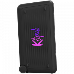 Φορητό ηχοσύστημα Klipsch Miami Black, 18 ώρες, 5000 mAh, Bluetooth 5.2, AUX, USB, Daisy Chain, Ultra Bass, Party Link, Karaoke, Μικρόφωνο, Μαύρο