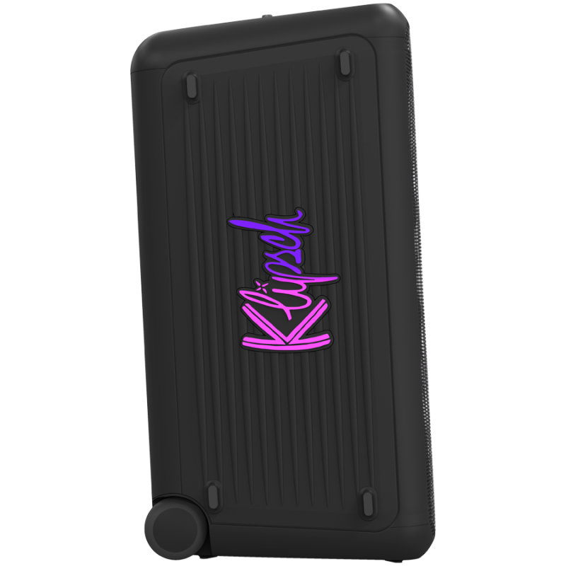 Φορητό ηχοσύστημα Klipsch Miami Black, 18 ώρες, 5000 mAh, Bluetooth 5.2, AUX, USB, Daisy Chain, Ultra Bass, Party Link, Karaoke, Μικρόφωνο, Μαύρο