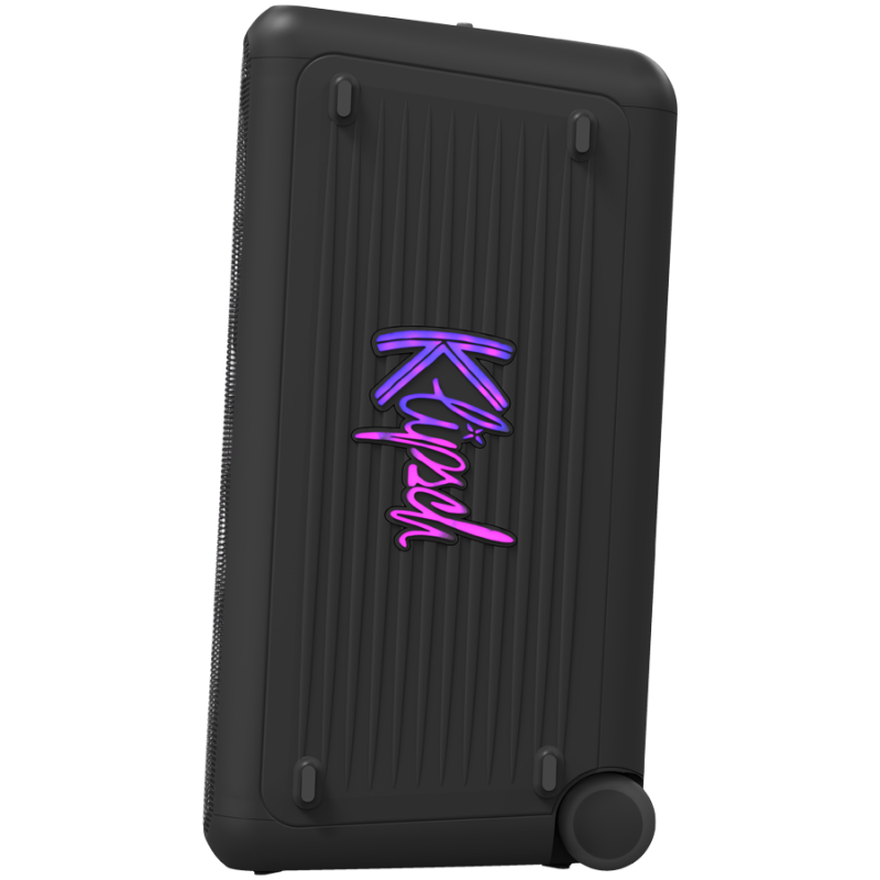 Φορητό ηχοσύστημα Klipsch Miami Black, 18 ώρες, 5000 mAh, Bluetooth 5.2, AUX, USB, Daisy Chain, Ultra Bass, Party Link, Karaoke, Μικρόφωνο, Μαύρο