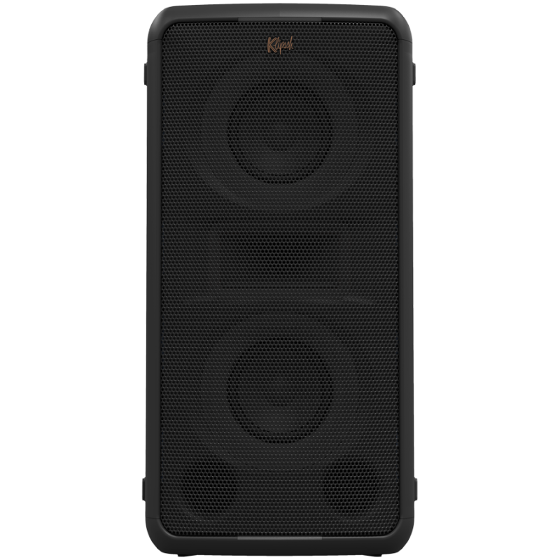 Φορητό ηχοσύστημα Klipsch Miami Black, 18 ώρες, 5000 mAh, Bluetooth 5.2, AUX, USB, Daisy Chain, Ultra Bass, Party Link, Karaoke, Μικρόφωνο, Μαύρο