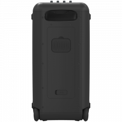 Φορητό ηχοσύστημα Klipsch Miami Black, 18 ώρες, 5000 mAh, Bluetooth 5.2, AUX, USB, Daisy Chain, Ultra Bass, Party Link, Karaoke, Μικρόφωνο, Μαύρο