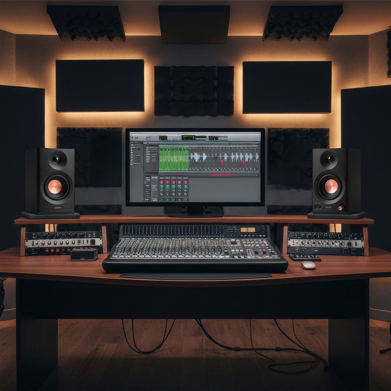 Ηχεία Edifier MR3 BL, 36W RMS, BT V5.4, RCA, AUX, Hi-Res, ConneX, Ενεργά, Ρυθμίσεις ακουστικής, Μαύρο