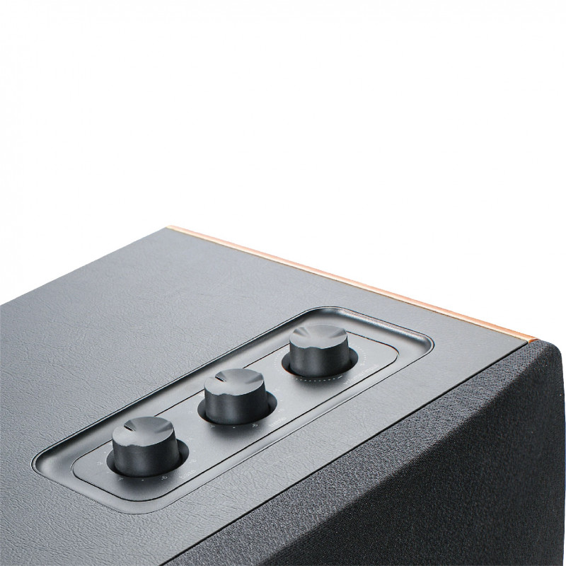 Ηχείο Edifier D12, 70W, Bluetooth 5.0, RCA, AUX, Line-Out, USB-C, Καφέ