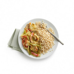 Κύπελλο για μαγείρεμα ρυζιού και κινόα στο φούρνο μικροκυμάτων Lekue 1009033, 1 λίτρο, έως 4 μερίδες, 17,8x13 cm, -20 έως +100C, λευκό/πράσινο