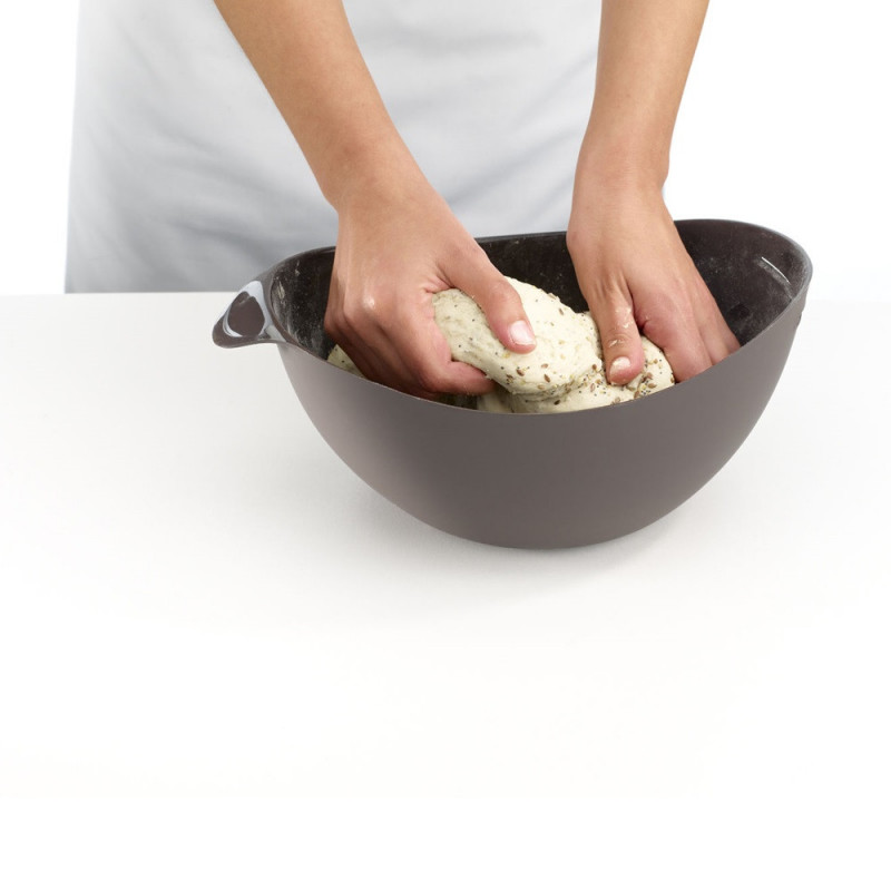 Σκεύος για την παρασκευή και το ψήσιμο ψωμιού Lekue 1009036, 24x20x9,5 εκ., 300 ml, πλατινένιο σιλικόνη, -60 +220°C, μαύρο