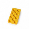 Μορφή για πάγο με καπάκι Lekue 1009041, 23х11,8х3,2 εκ., 11 μερίδες, -40 +60°C, Κίτρινο