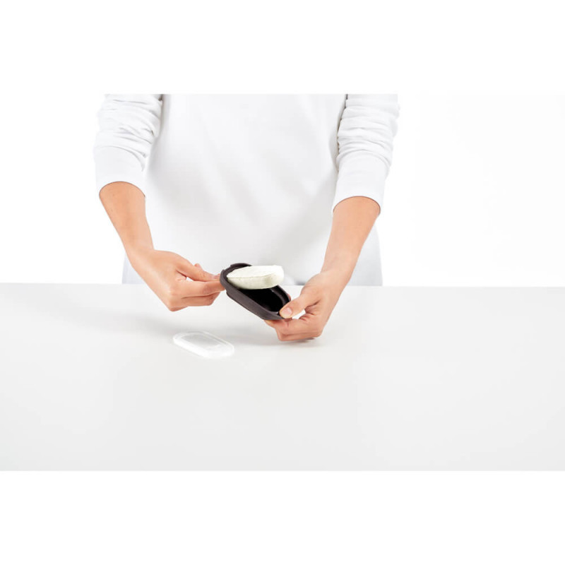 Σετ 4 φορμών για παγωτό σε ξυλάκι Lekue 1009044, 350 ml, -20°C / +100°C, Καπάκια, Γκρι