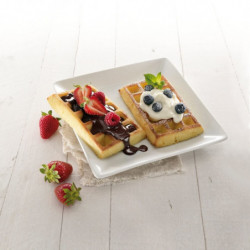 Σετ 2 φορμών για ψήσιμο γκοφρετών Lekue 1009047, 500 ml, -60C / +220C, πλατινένιο σιλικόνη, κόκκινο