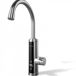 Ηλεκτρική μπαταρία Elite EHD-1510T, 3300W, περιστροφή 360°, αυτόματη θέρμανση, οθόνη LED, IPX4, Ασημί