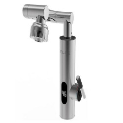 Ηλεκτρική μπαταρία Elite EHD-1511M, 3300W, περιστροφή 360°, αυτόματη θέρμανση, οθόνη LED, IPX4, Ασημί