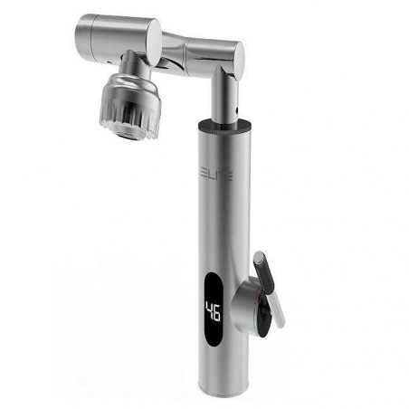 Ηλεκτρική μπαταρία Elite EHD-1511M, 3300W, περιστροφή 360°, αυτόματη θέρμανση, οθόνη LED, IPX4, Ασημί