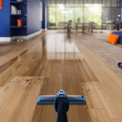 Ηλεκτρική σφουγγαρίστρα Philips OneUp XV5113/01, 2Ah, 70 λεπτά, 50m2, 281/178 ml, 2 λειτουργίες, κεφαλή 360°C, ενδεικτική λυχνία LED, φόρτιση USB, Μπλε