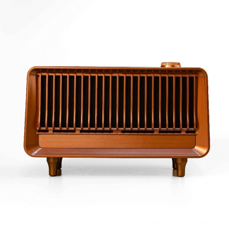 Bluetooth ραδιοφωνικό ηχείο Ashu AS25, 2x5W, 1800mAh, Bluetooth, Καφέ