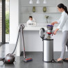 Σκούπα χωρίς σακούλα Dyson Big Ball Parquet 2 228566-01, 600W, 165AW, 1,5 l, τεχνολογία Radial Root Cyclone 2 σταδίων, αυτόματη όρθωση σε περίπτωση ανατροπής, Νικέλιο/μοβ