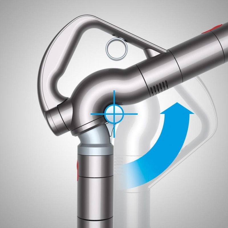 Σκούπα χωρίς σακούλα Dyson Big Ball Parquet 2 228566-01, 600W, 165AW, 1,5 l, τεχνολογία Radial Root Cyclone 2 σταδίων, αυτόματη όρθωση σε περίπτωση ανατροπής, Νικέλιο/μοβ