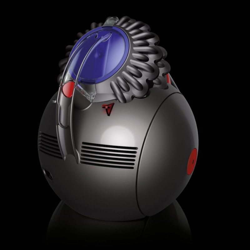 Σκούπα χωρίς σακούλα Dyson Big Ball Parquet 2 228566-01, 600W, 165AW, 1,5 l, τεχνολογία Radial Root Cyclone 2 σταδίων, αυτόματη όρθωση σε περίπτωση ανατροπής, Νικέλιο/μοβ