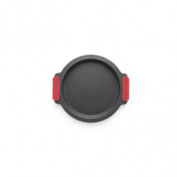 Ταψί Lekue 1009447, Ø26,5 cm, Κεραμική αντικολλητική επίστρωση, Ανθρακονήματα, Από +4°C έως +240°C, Μαύρο/Κόκκινο