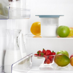 Σετ για την παρασκευή κεφίρ και γιαουρτιού Lekue 1010155, 18,5x14,5x15,5 εκ., Από +4 έως +90C, Λευκό/Μπλε