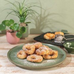 Βάση για ψήσιμο σε φριτέζα με ζεστό αέρα Lekue 1010156, 22x22 cm, -20/+220°C, σιλικόνη, γκρι