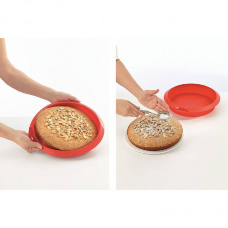 Φόρμα ψησίματος Lekue 1010161, Ø28 cm, Από -60 έως +220C, Πλατινένιο σιλικόνη, Κόκκινο