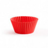 Σετ 6 τεμαχίων φόρμες για μάφιν Lekue 1010163, Ø7 cm, Από -60 έως +220C, Πλατινένιο σιλικόνη, Κόκκινο