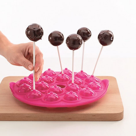 Φόρμα ψησίματος Lekue 1010174, Ø25x4,3 cm, Από -60 έως +220C, Πλατινένιο σιλικόνη, Ροζ