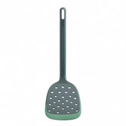 Σπάτουλα Lekue 1010182, 30,6 cm, Αντιχαρακτική, 4/220°C, Ευέλικτη άκρη, Πράσινη