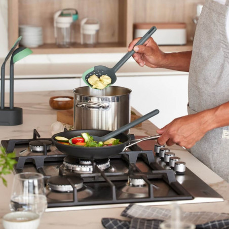 Κουτάλι Lekue 1010183, 29x6,4x9,5 cm, Από +4 έως +220C, Ανθεκτικό στις γρατσουνιές, Πολυεστερική ρητίνη, Πράσινο