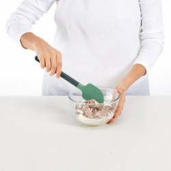 Σπάτουλα Lekue 1010186, 28,5 cm, Αντιολισθητική, 4/220°C, Ευέλικτη άκρη, Πράσινη