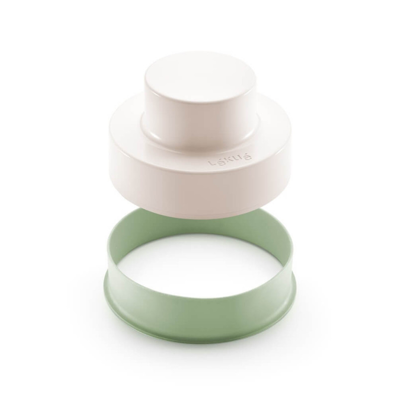 Συσκευή για την παρασκευή λαχανικών μπιφτεκιών Lekue 1010193, -20/+80°C, ABS, Πράσινο