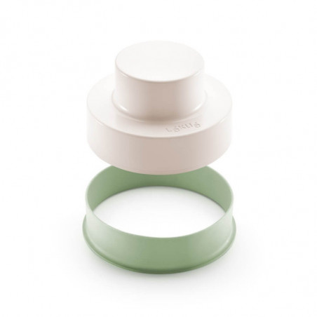 Συσκευή για την παρασκευή λαχανικών μπιφτεκιών Lekue 1010193, -20/+80°C, ABS, Πράσινο