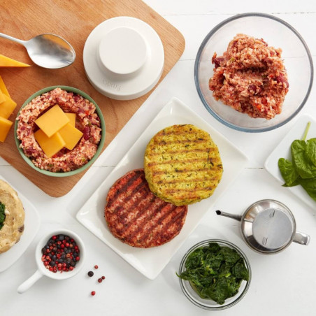 Συσκευή για την παρασκευή λαχανικών μπιφτεκιών Lekue 1010193, -20/+80°C, ABS, Πράσινο