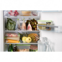 Σακούλα για αποθήκευση και κατάψυξη υγρών και τροφίμων Lekue 1010209, 1 λίτρο, σιλικόνη, χωρίς διαρροές, πεδίο για εγγραφή, πολυλειτουργική, -60/+220°C, πράσινη